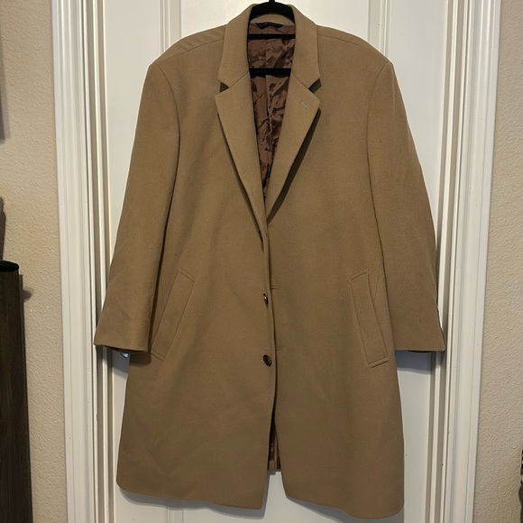 Brooks Brothers wool cashmere 346 coat. Size 48R. Camel color. - Picture 1 of 4